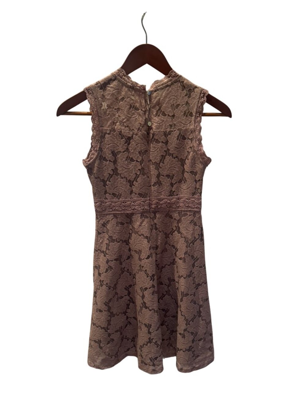 Altar'd State Mauve/Rose Lace Overlay Dress - Size XS - Picture 2 of 4